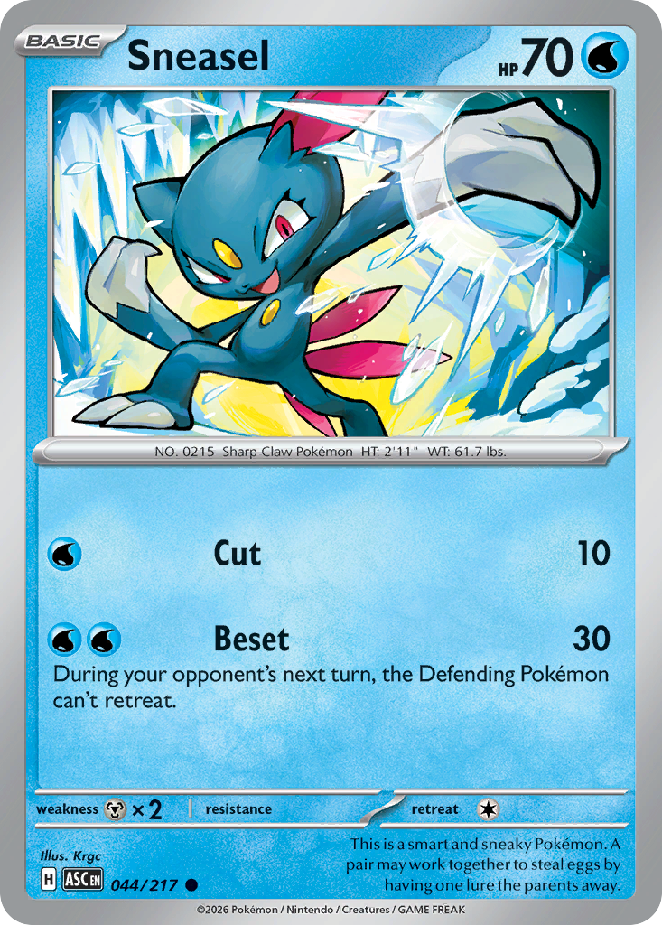 Sneasel - 44/217 - ME2.5: Ascended Heroes 44/217/ ( ASC 44 )