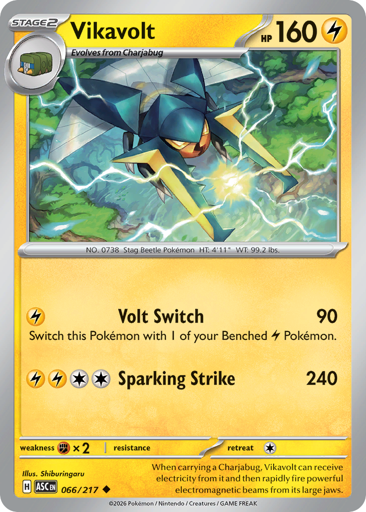 Vikavolt - 66/217 - ME2.5: Ascended Heroes 66/217/ ( ASC 66 )