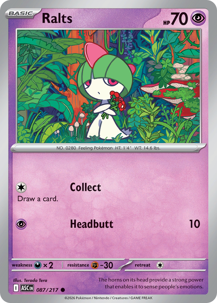 Ralts - 87/217 - ME2.5: Ascended Heroes 87/217/ ( ASC 87 )
