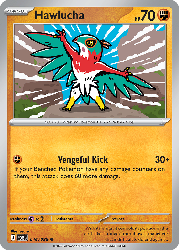 Hawlucha - 46/88 - ME03: Perfect Order 46/88/ ( POR 46 )