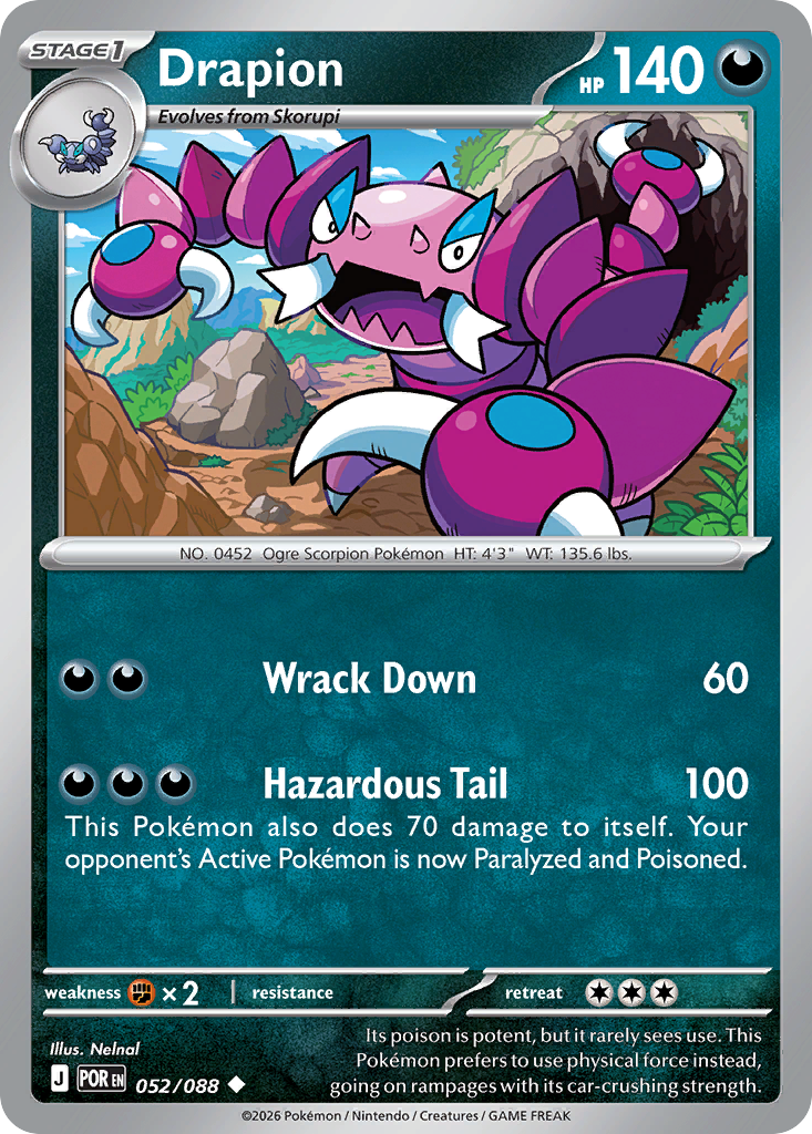 Drapion - 52/88 - ME03: Perfect Order 52/88/ ( POR 52 )