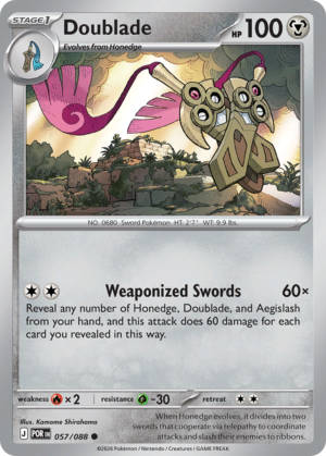 Doublade - 57/88 - ME03: Perfect Order 57/88/ ( POR 57 )