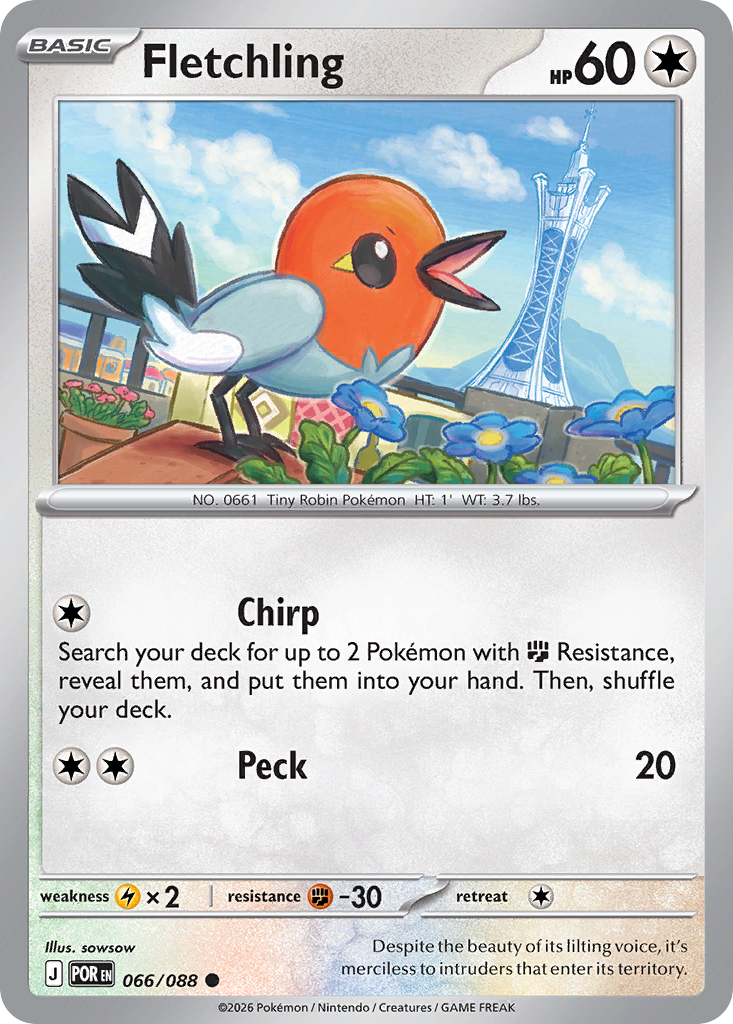 Fletchling - 66/88 - ME03: Perfect Order 66/88/ ( POR 66 )