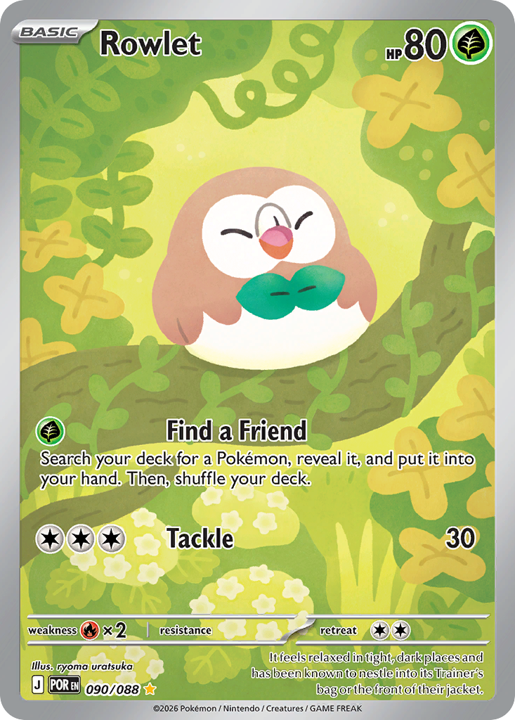 Rowlet - 90/88 - ME03: Perfect Order 90/88/ ( POR 90 )