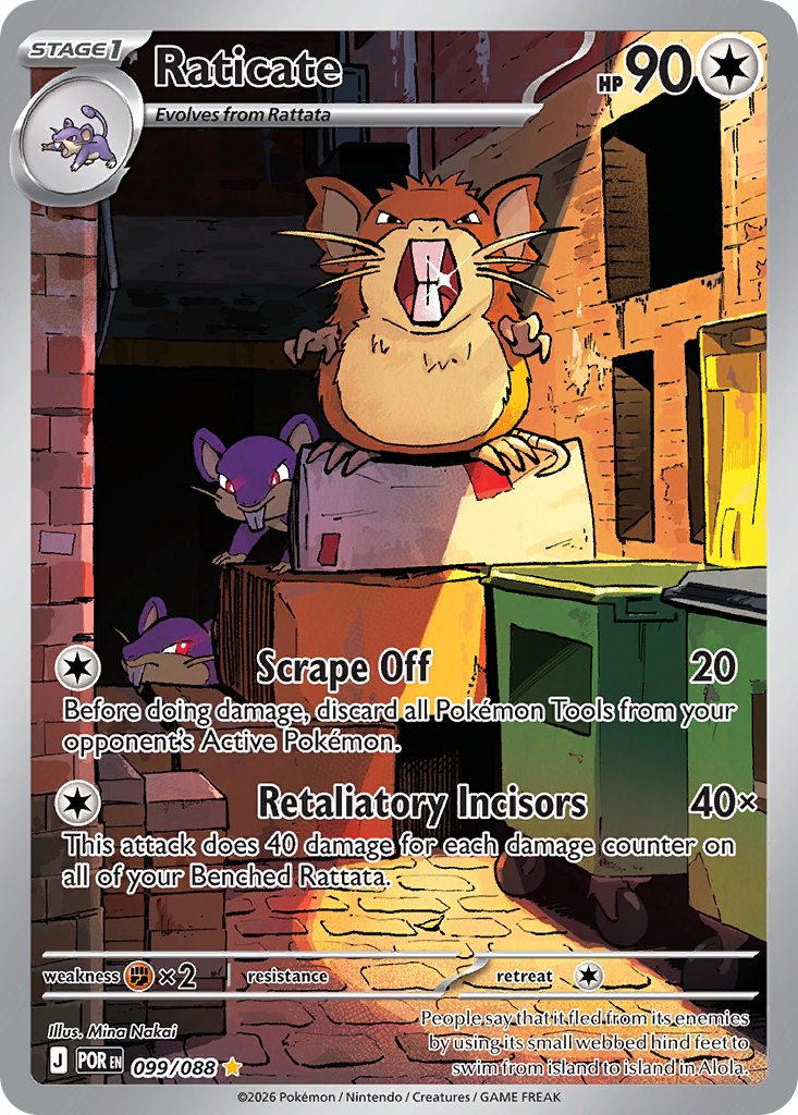 Raticate - 99/88 - ME03: Perfect Order 99/88/ ( POR 99 )