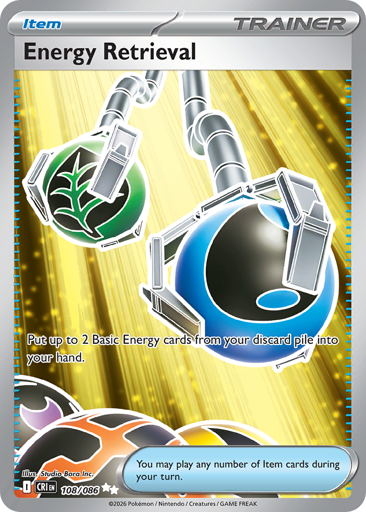 Energy Retrieval - 108/86 - ME04: Chaos Rising 108/86/ ( CRI 108 )