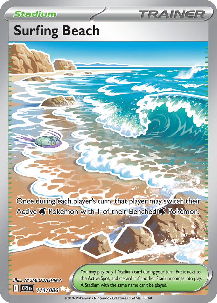 Surfing Beach - 114/86 - ME04: Chaos Rising 114/86/ ( CRI 114 )