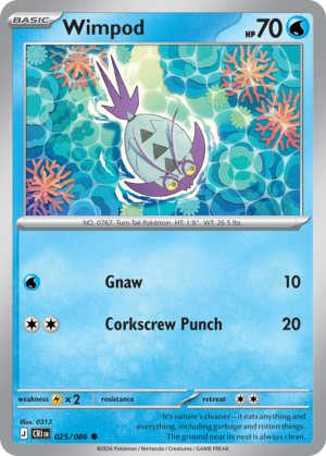 Wimpod – 25/86 – ME04: Chaos Rising 25/86/ ( CRI 25 )