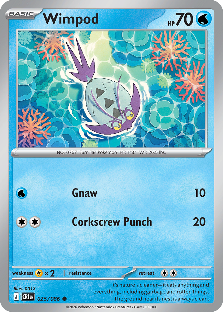 Wimpod - 25/86 - ME04: Chaos Rising 25/86/ ( CRI 25 )