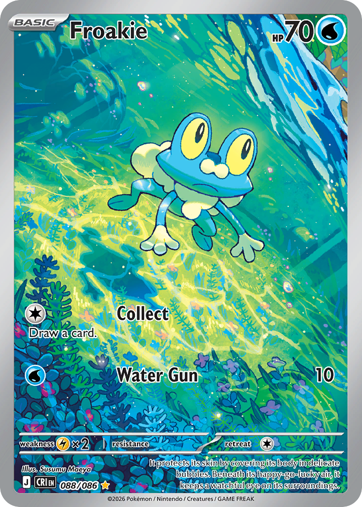 Froakie - 88/86 - ME04: Chaos Rising 88/86/ ( CRI 88 )