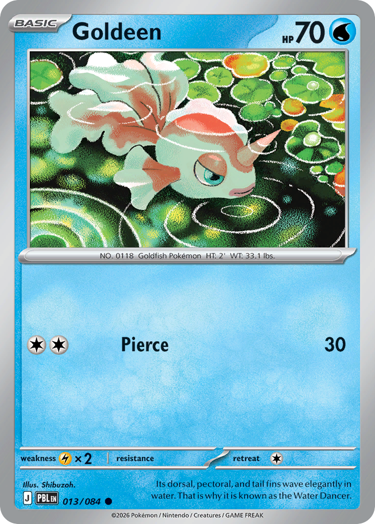 Goldeen - 13/84 - ME05: Pitch Black 13/84/ ( PBL 13 )
