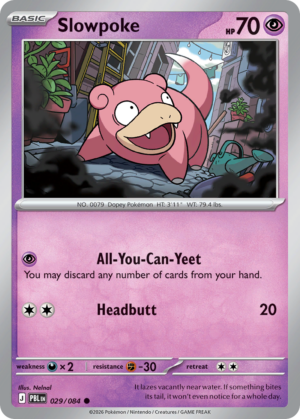 Slowpoke - 29/84 - ME05: Pitch Black 29/84/ ( PBL 29 )