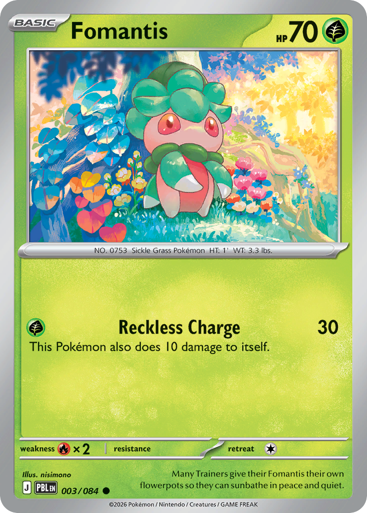 Fomantis - 3/84 - ME05: Pitch Black 3/84/ ( PBL 3 )