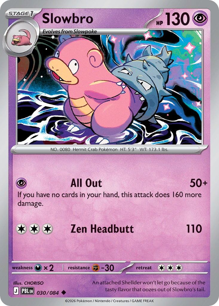 Slowbro - 30/84 - ME05: Pitch Black 30/84/ ( PBL 30 )