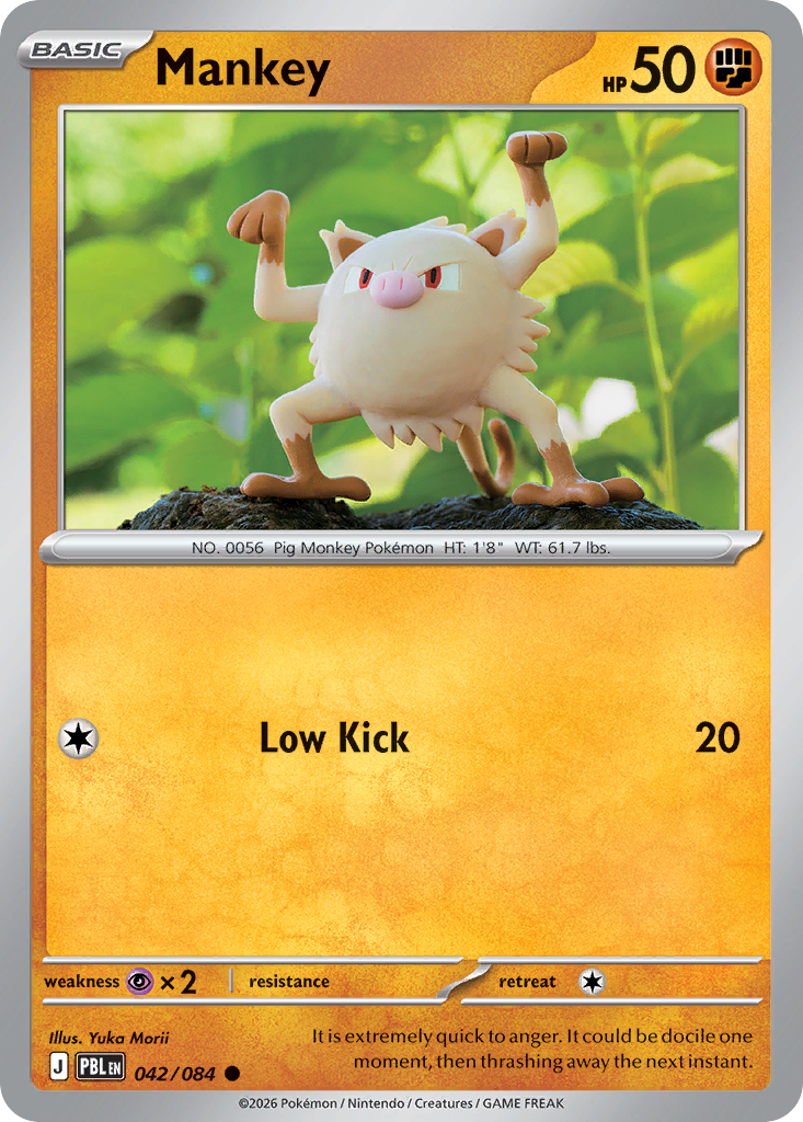 Mankey - 42/84 - ME05: Pitch Black 42/84/ ( PBL 42 )