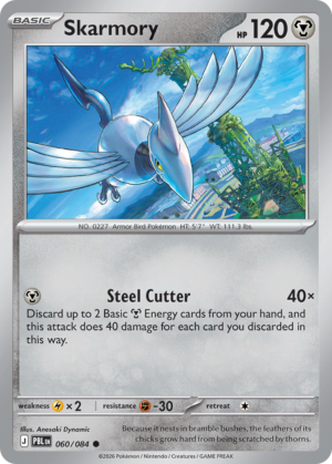 Skarmory - 60/84 - ME05: Pitch Black 60/84/ ( PBL 60 )
