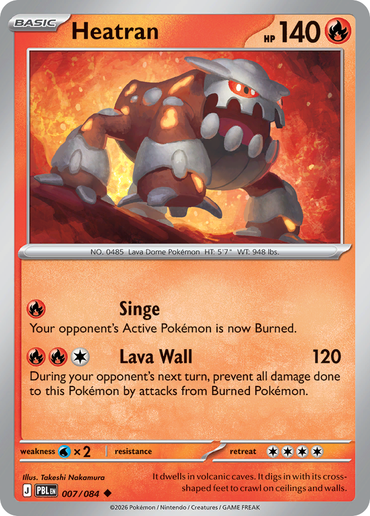 Heatran - 7/84 - ME05: Pitch Black 7/84/ ( PBL 7 )