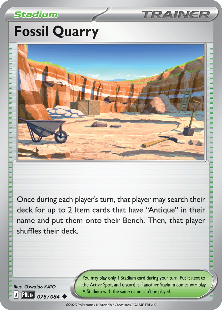 Fossil Quarry - 76/84 - ME05: Pitch Black 76/84/ ( PBL 76 )