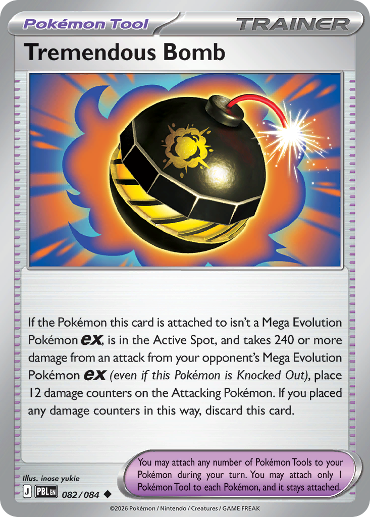 Tremendous Bomb - 82/84 - ME05: Pitch Black 82/84/ ( PBL 82 )