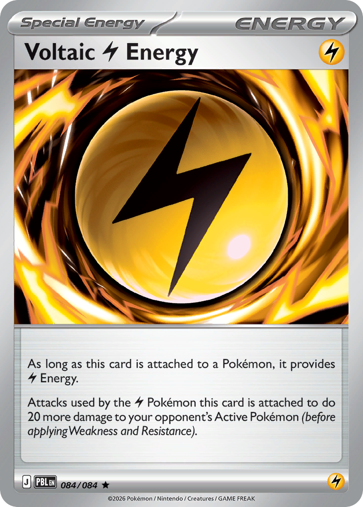 Voltaic Lightning Energy - 84/84 - ME05: Pitch Black 84/84/ ( PBL 84 )