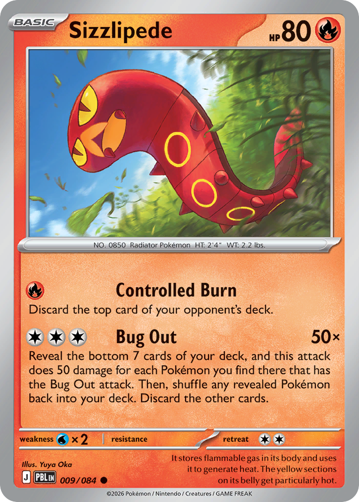 Sizzlipede - 9/84 - ME05: Pitch Black 9/84/ ( PBL 9 )