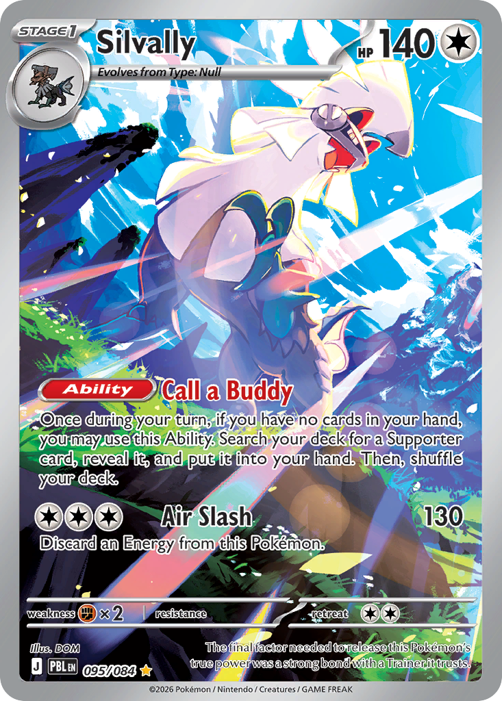 Silvally - 95/84 - ME05: Pitch Black 95/84/ ( PBL 95 )