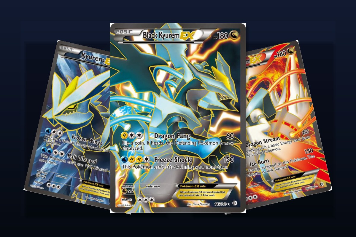 Karty Pokemon Kyurem Black i White w wersji Full Art