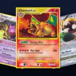 Karty z setu Pokemon Stormfront: Charizard 103/100, Gengar 18/100 i Regigigas LV.X