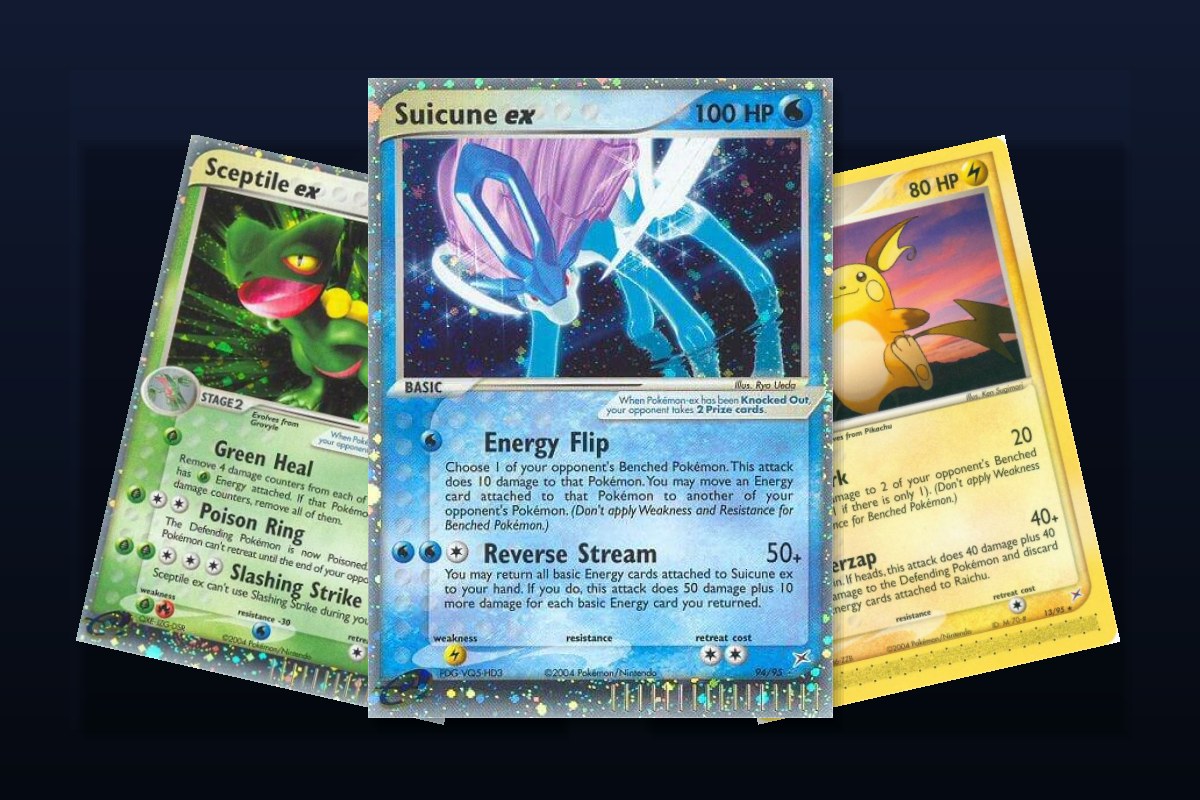 Karty z setu Pokemon Team Magma vs Team Aqua