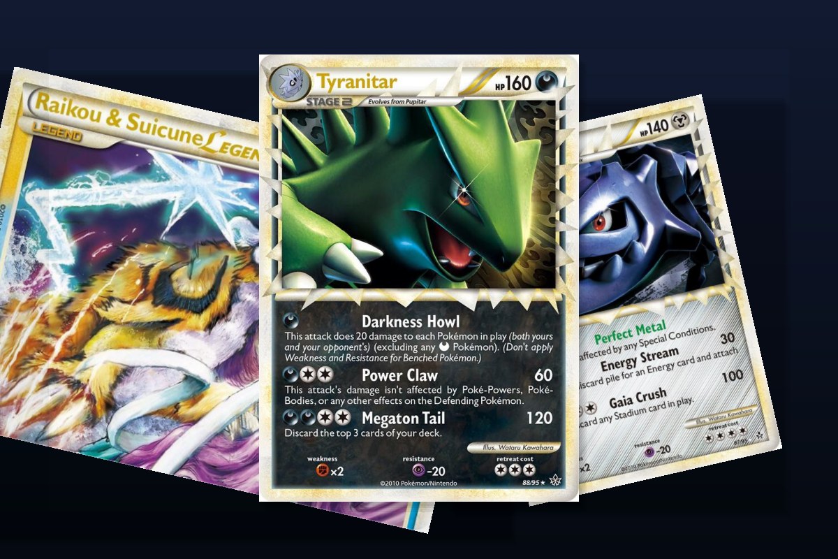 Karty Prime i LEGEND z setu Pokemon Unleashed