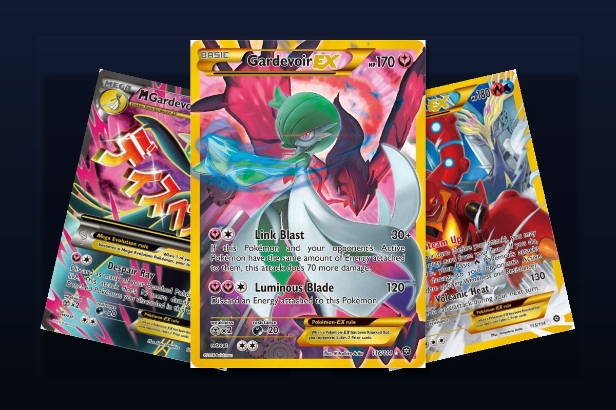 Karty z setu Pokemon XY Steam Siege