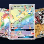 Karty Lycanroc z serii GX, VMAX i ex