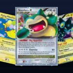 Karty z seta Rising Rivals: Snorlax Lv.X 111/111, Flying Pikachu 113/111, Luxray GL Lv.X 109/111