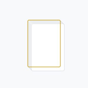 Koszulki penny sleeve 66x91 mm na karty Pokemon - opakowanie 100 sztuk