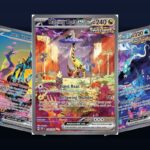 Karty Raging Bolt ex, Iron Crown ex i Walking Wake ex z seta SV05 Temporal Forces