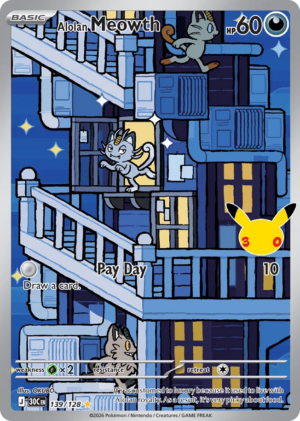 Alolan Meowth 139/128 – 30th Celebration ( 30C 139 )