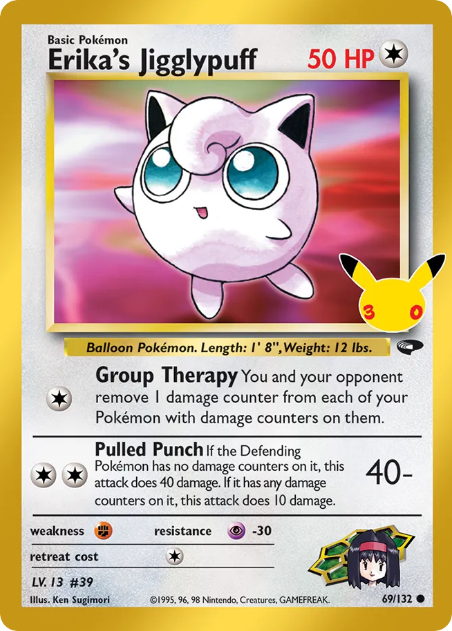 Erika's Jigglypuff Nr 69 – 30th Celebration: Classic Collection ( 30C 69 )