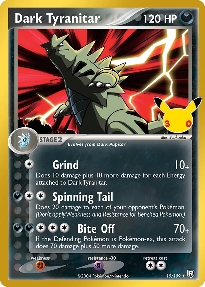 Dark Tyranitar Nr 19 – 30th Celebration: Classic Collection ( 30C 19 )