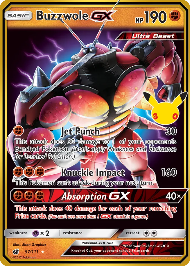 Buzzwole-GX Nr 57 – 30th Celebration: Classic Collection ( 30C 57 )