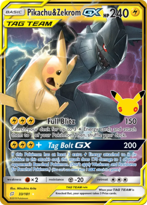 Pikachu & Zekrom-GX Nr 33 – 30th Celebration: Classic Collection ( 30C 33 )