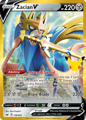 Zacian V Nr 138 – 30th Celebration: Classic Collection ( 30C 138 )