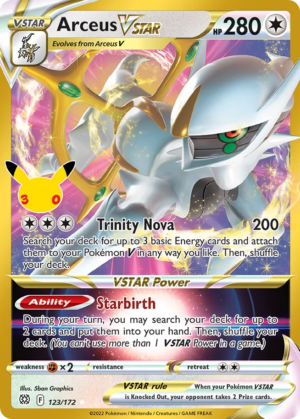 Arceus VSTAR Nr 123 – 30th Celebration: Classic Collection ( 30C 123 )