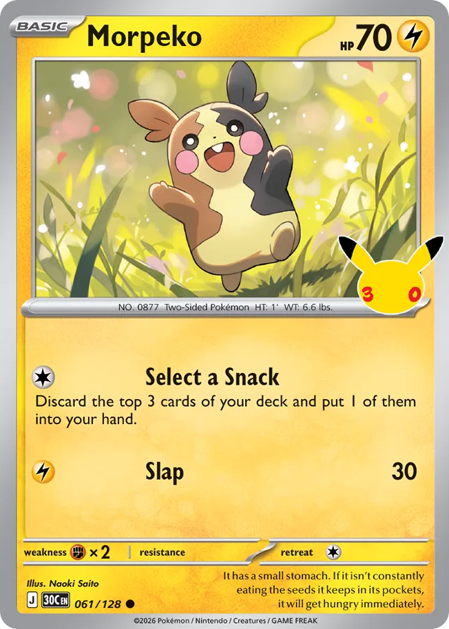 Morpeko 61/128 – 30th Celebration