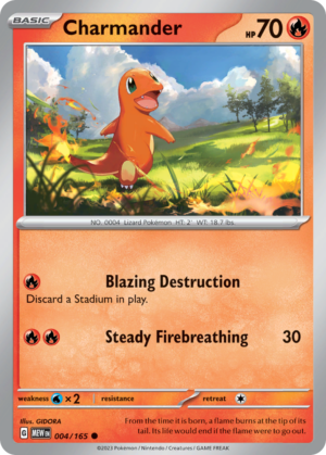 Charmander 4/165 - SV: Scarlet & Violet 151