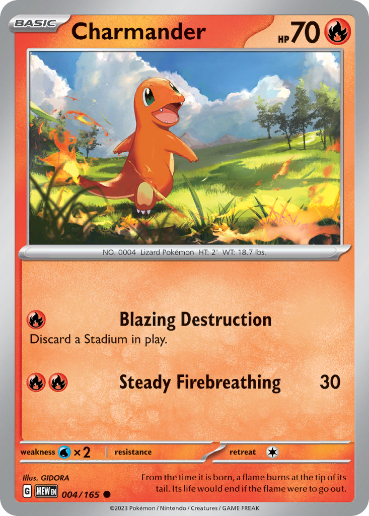 Charmander 4/165 - SV: Scarlet & Violet 151