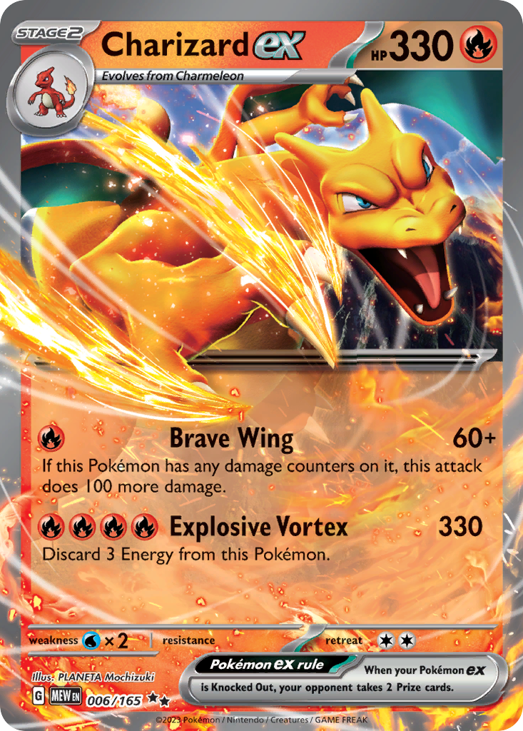 Charizard ex 6/165 - 151
