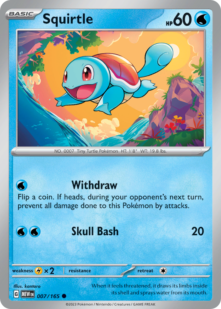 Squirtle 7/165 - 151