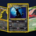 Wartosciowe karty Pokemon: Umbreon z Neo Discovery, Shining Tyranitar i Celebi Star
